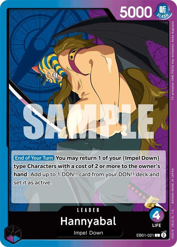 Image for Hannyabal (EB01-021) (Extra Booster: Memorial Collection) (EB-01) - One Piece Card Game