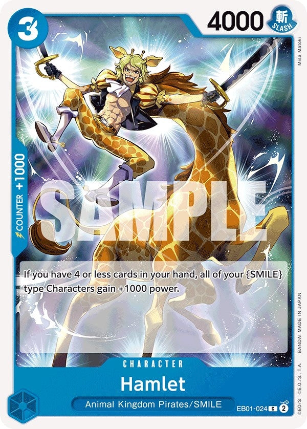 Image for Hamlet (EB01-024) (Extra Booster: Memorial Collection) (EB-01) - One Piece Card Game