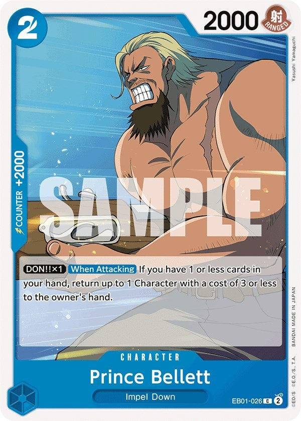 Image for Prince Bellett (EB01-026) (Extra Booster: Memorial Collection) (EB-01) - One Piece Card Game