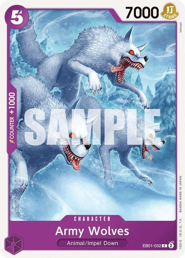 Image for Army Wolves (EB01-032) (Extra Booster: Memorial Collection) (EB-01) - One Piece Card Game