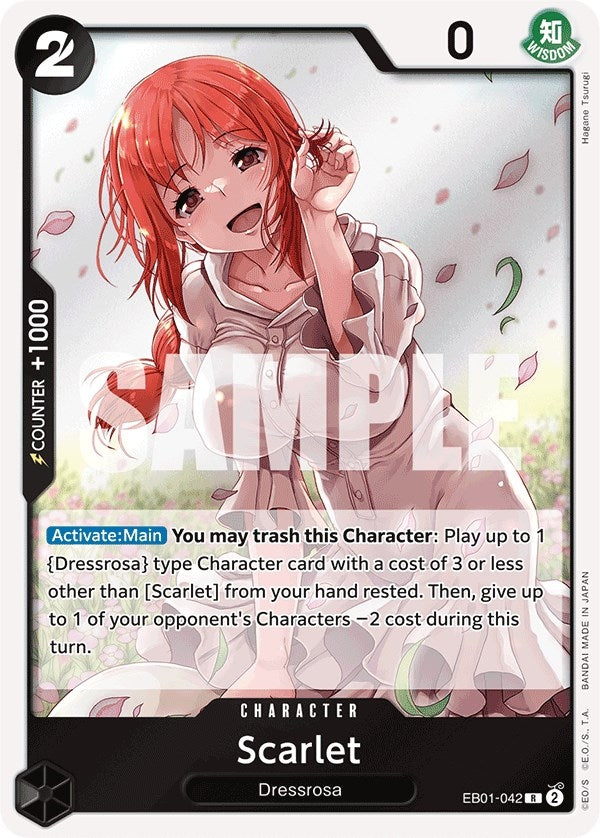 Image for Scarlet (EB01-042) (Extra Booster: Memorial Collection) (EB-01) - One Piece Card Game