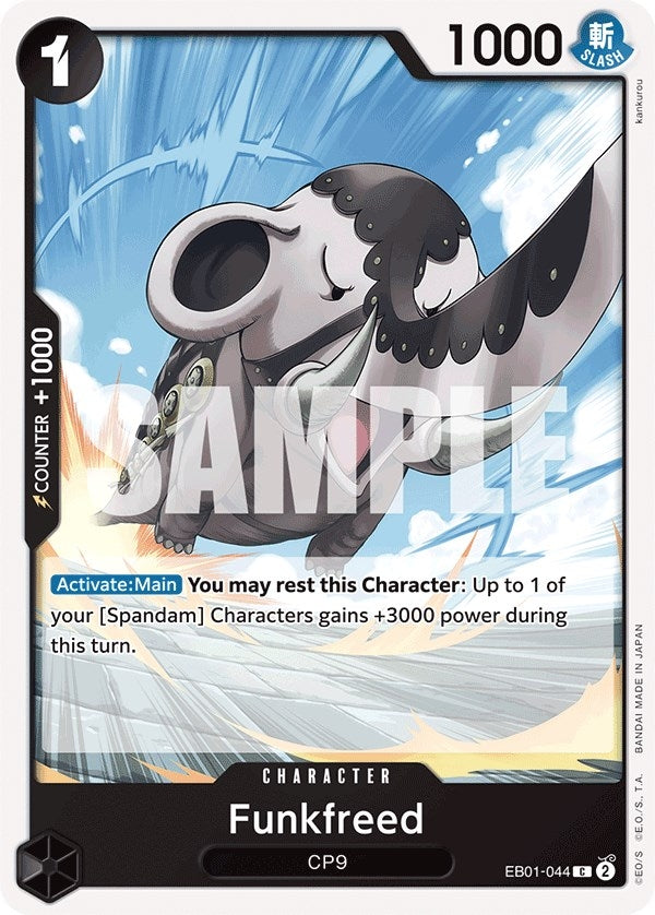 Image for Funkfreed (EB01-044) (Extra Booster: Memorial Collection) (EB-01) - One Piece Card Game