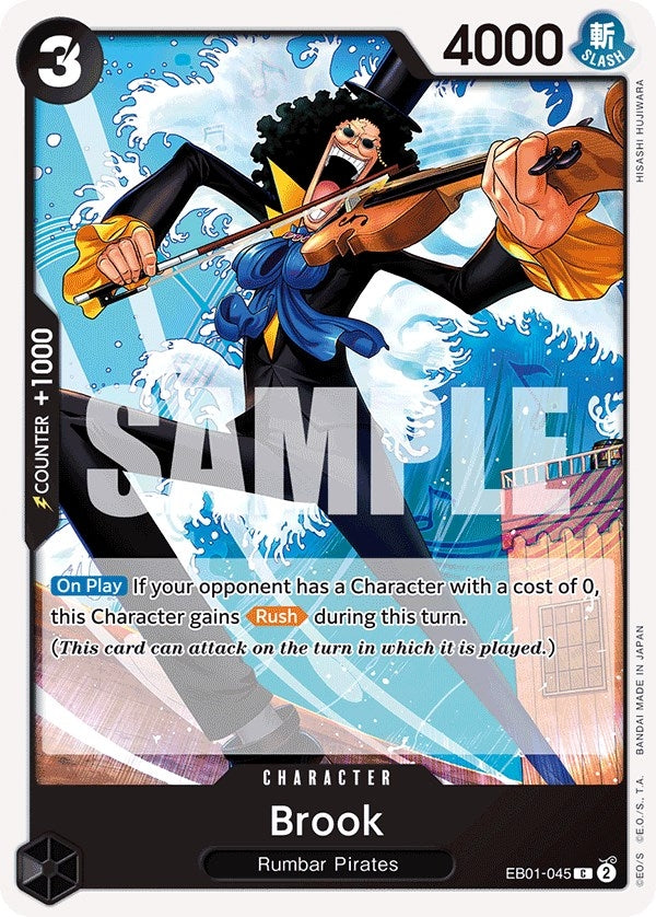 Image for Brook (045) (EB01-045) (Extra Booster: Memorial Collection) (EB-01) - One Piece Card Game