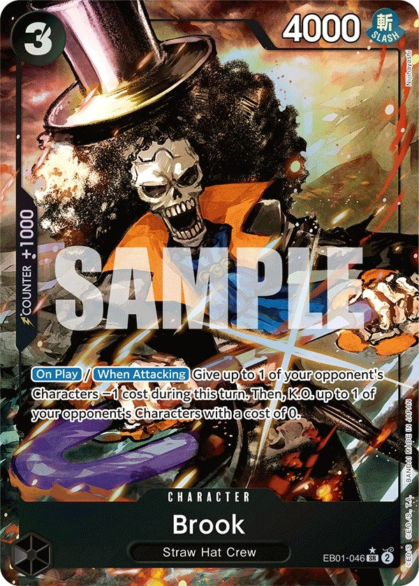 Image for Brook (046) (Alternate Art) (EB01-046) (Extra Booster: Memorial Collection) (EB-01) - One Piece Card Game