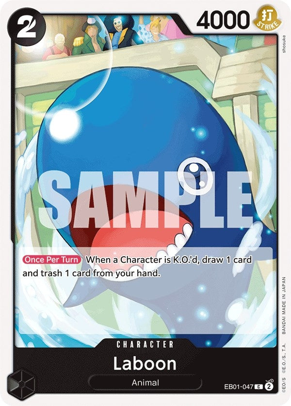 Image for Laboon (047) (EB01-047) (Extra Booster: Memorial Collection) (EB-01) - One Piece Card Game