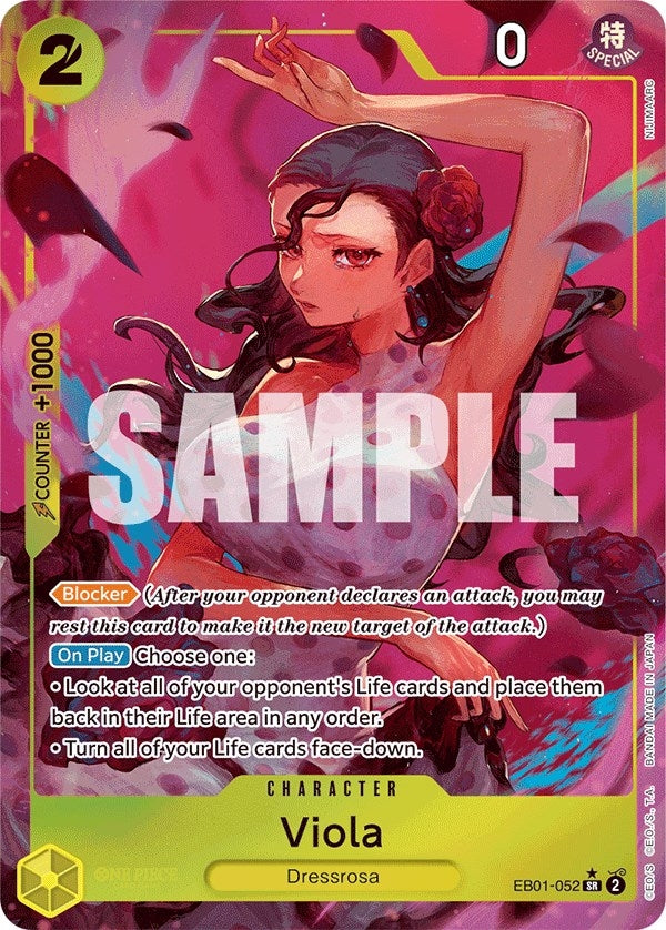 Image for Viola (Alternate Art) (EB01-052) (Extra Booster: Memorial Collection) (EB-01) - One Piece Card Game