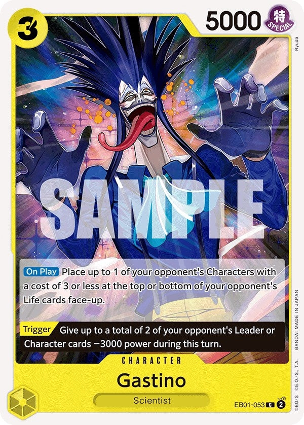 Image for Gastino (EB01-053) (Extra Booster: Memorial Collection) (EB-01) - One Piece Card Game