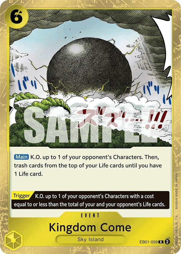 Image for Kingdom Come (EB01-059) (Extra Booster: Memorial Collection) (EB-01) - One Piece Card Game