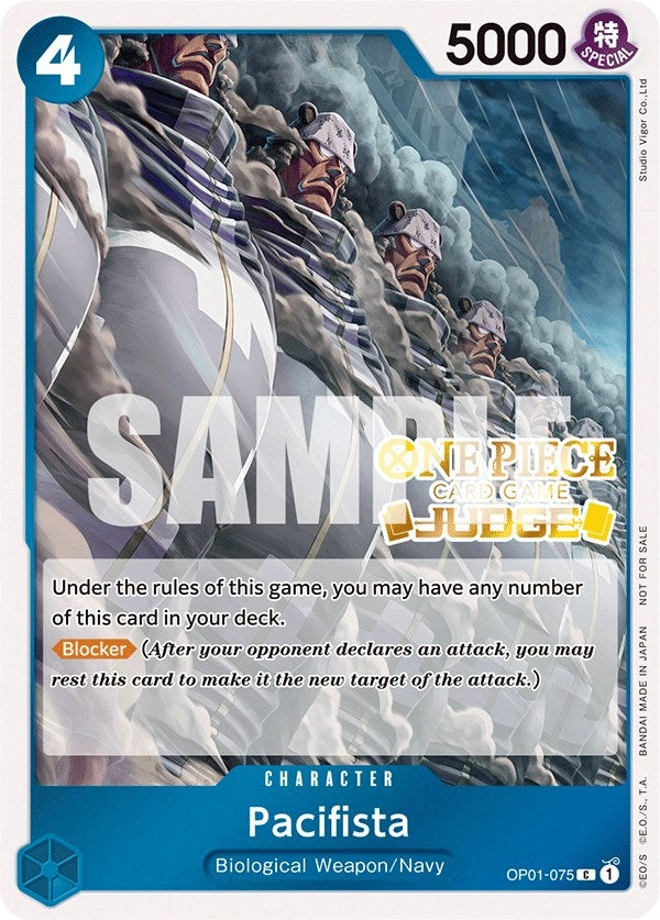 Image for Pacifista (Judge Pack Vol. 3) (OP01-075) (One Piece Promotion Cards) (OP-PR) - One Piece Card Game