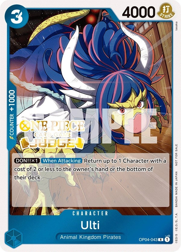 Image for Ulti (Judge Pack Vol. 3) (OP04-043) (One Piece Promotion Cards) (OP-PR) - One Piece Card Game