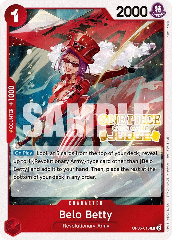 Image for Belo Betty (Judge Pack Vol. 3) (OP05-015) (One Piece Promotion Cards) (OP-PR) - One Piece Card Game