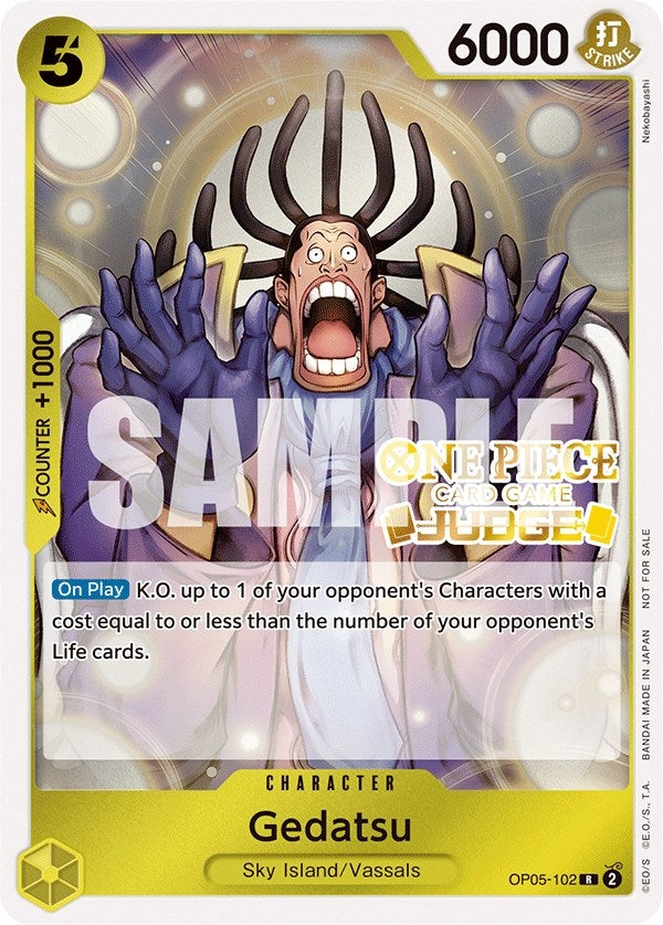 Image for Gedatsu (Judge Pack Vol. 3) (OP05-102) (One Piece Promotion Cards) (OP-PR) - One Piece Card Game