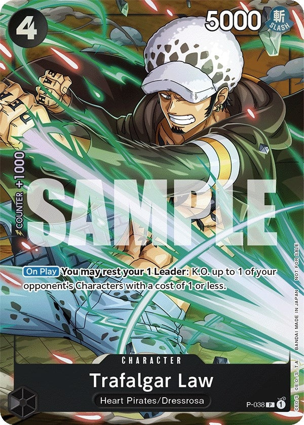 Image for Trafalgar Law (Event Pack Vol. 4) (P-038) (One Piece Promotion Cards) (OP-PR) - One Piece Card Game