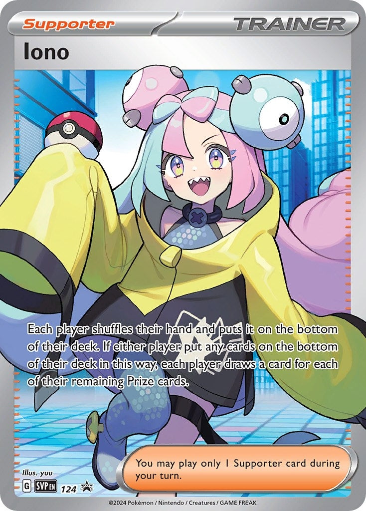 Image for Iono - 124 (124) (SV: Scarlet & Violet Promo Cards) (SVP) - Pokemon