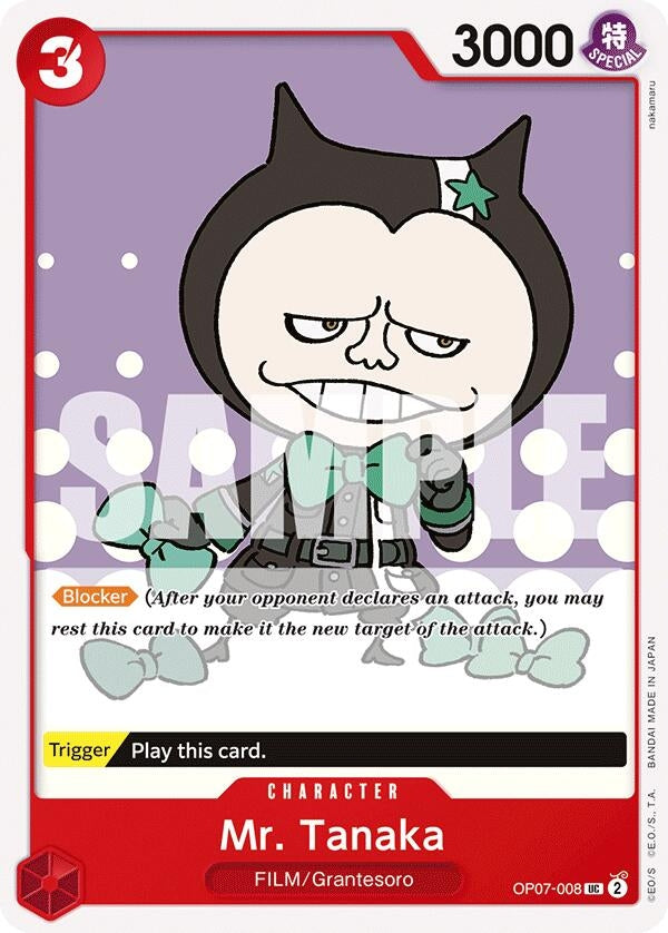 Image for Mr. Tanaka (OP07-008) (500 Years in the Future) (OP07) - One Piece Card Game