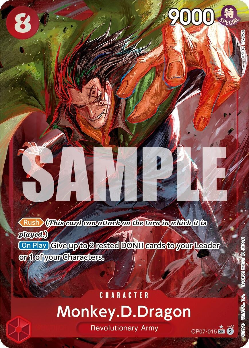 Image for Monkey.D.Dragon (015) (Parallel) (OP07-015) (500 Years in the Future) (OP07) - One Piece Card Game