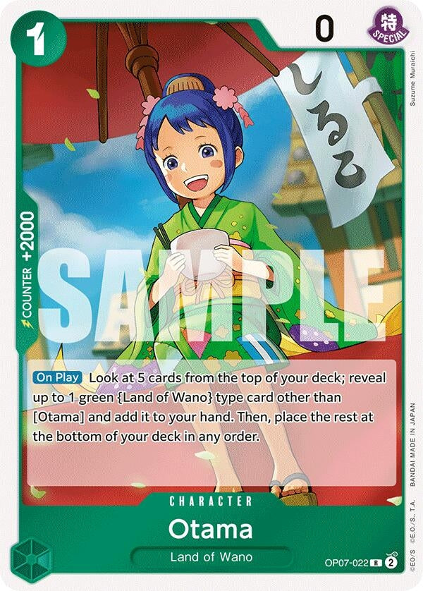 Image for Otama (OP07-022) (500 Years in the Future) (OP07) - One Piece Card Game