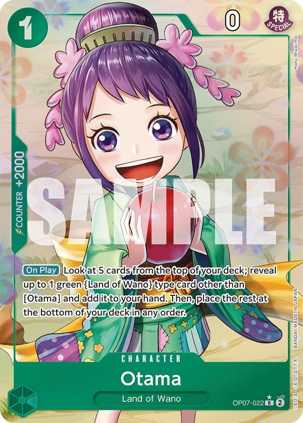 Image for Otama (Parallel) (OP07-022) (500 Years in the Future) (OP07) - One Piece Card Game