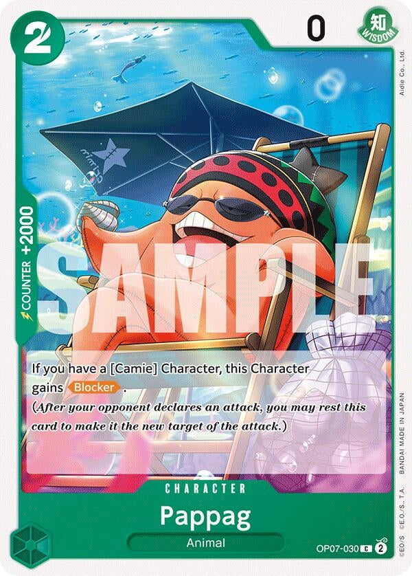 Image for Pappag (OP07-030) (500 Years in the Future) (OP07) - One Piece Card Game