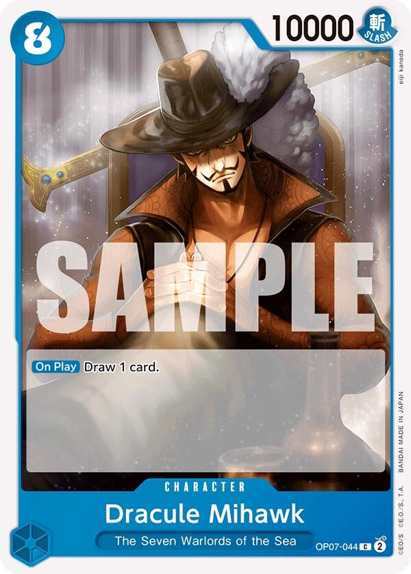 Image for Dracule Mihawk (OP07-044) (500 Years in the Future) (OP07) - One Piece Card Game