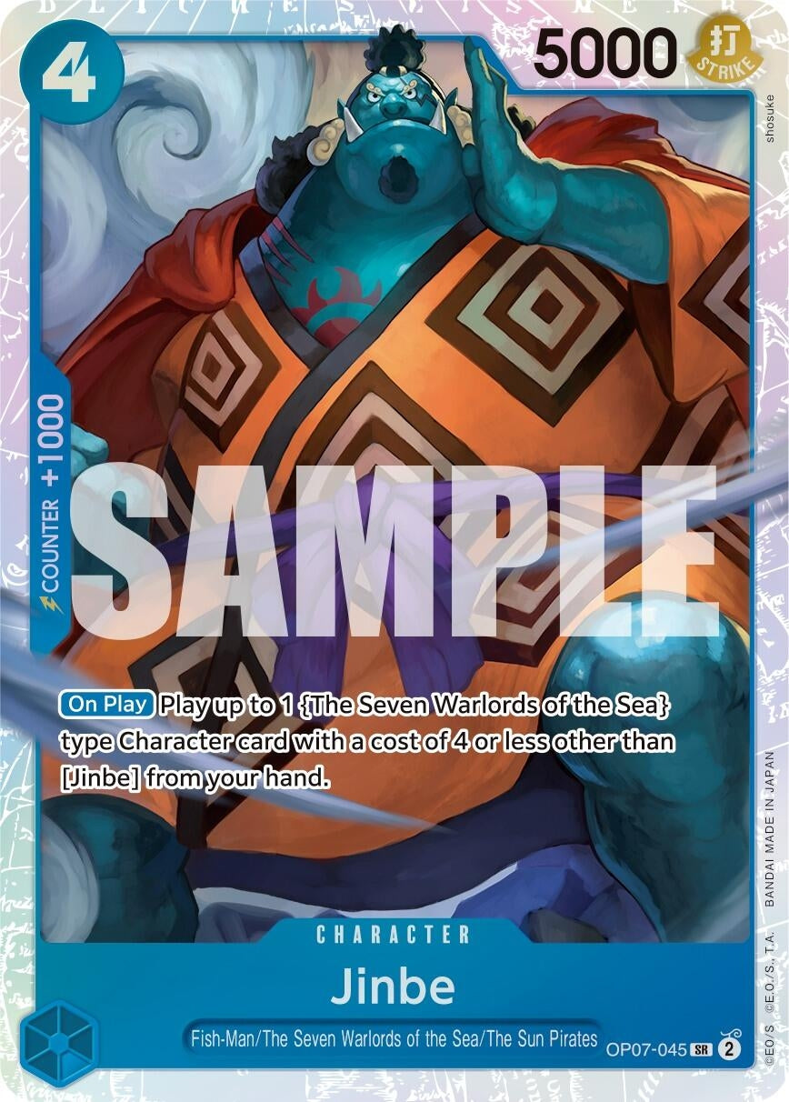 Image for Jinbe (045) (OP07-045) (500 Years in the Future) (OP07) - One Piece Card Game