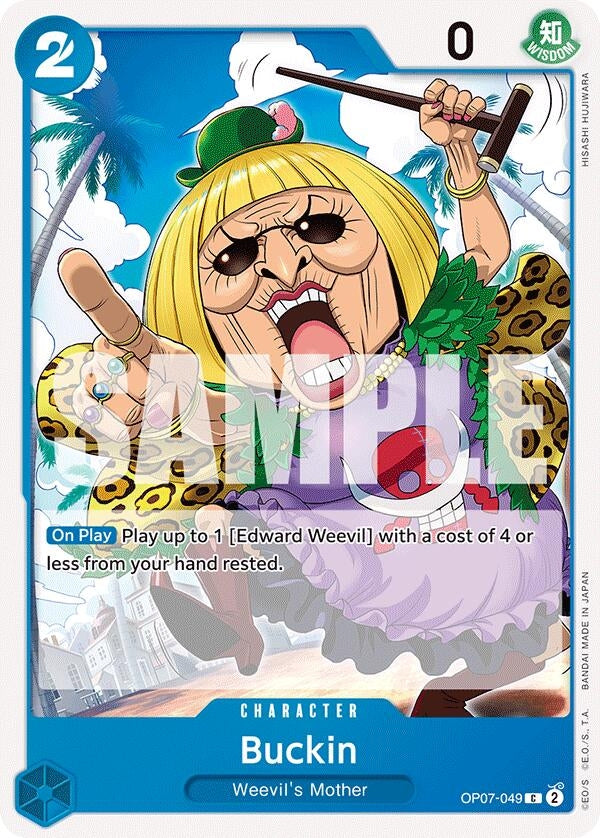 Image for Buckin (OP07-049) (500 Years in the Future) (OP07) - One Piece Card Game