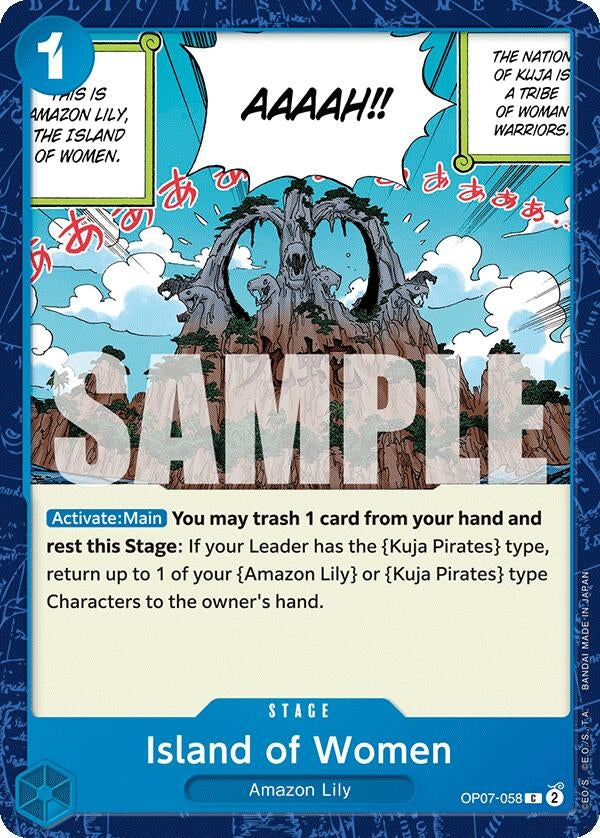 Image for Island of Women (OP07-058) (500 Years in the Future) (OP07) - One Piece Card Game