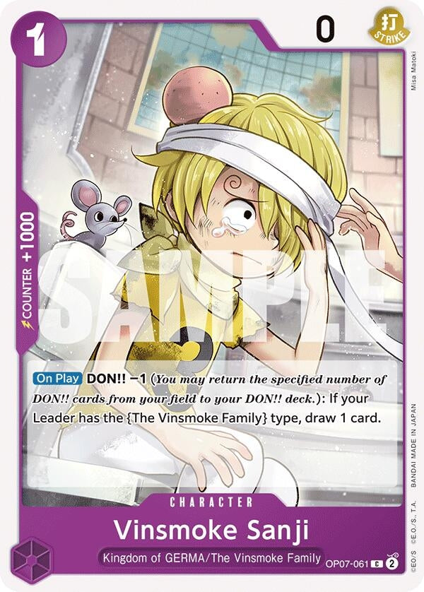 Image for Vinsmoke Sanji (OP07-061) (500 Years in the Future) (OP07) - One Piece Card Game