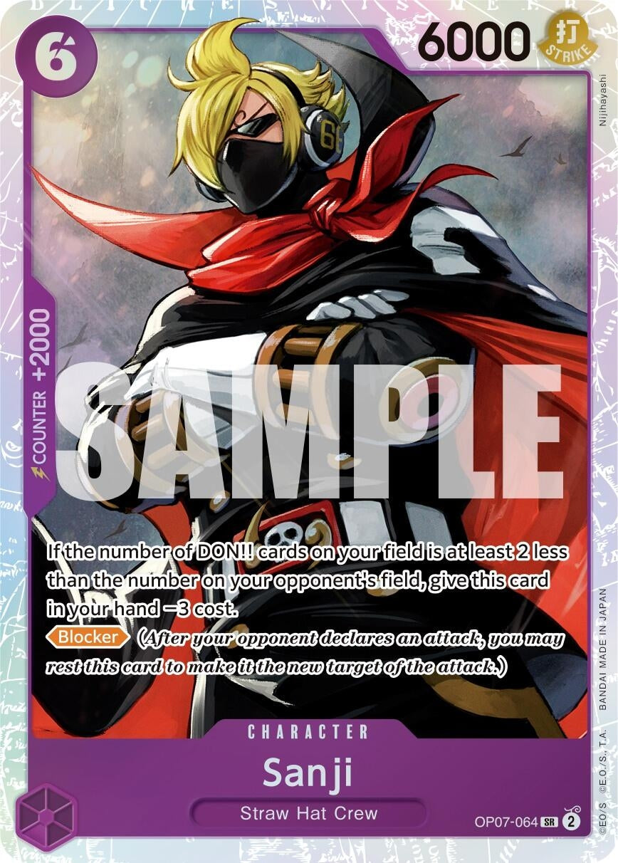 Image for Sanji (OP07-064) (500 Years in the Future) (OP07) - One Piece Card Game