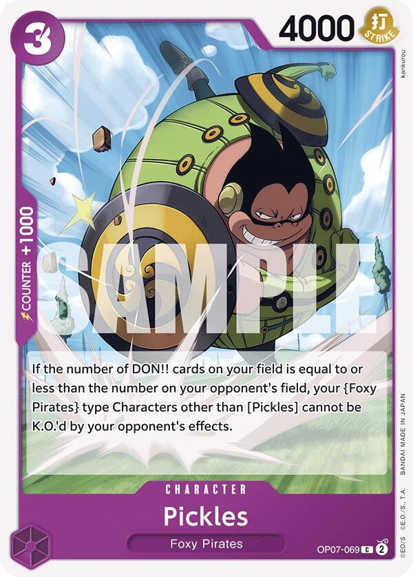 Image for Pickles (OP07-069) (500 Years in the Future) (OP07) - One Piece Card Game