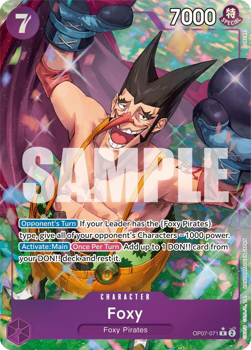 Image for Foxy (071) (Parallel) (OP07-071) (500 Years in the Future) (OP07) - One Piece Card Game