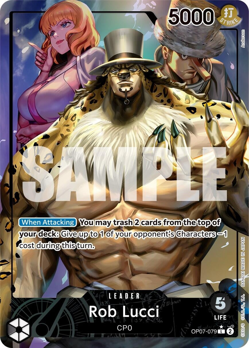 Image for Rob Lucci (079) (Parallel) (OP07-079) (500 Years in the Future) (OP07) - One Piece Card Game