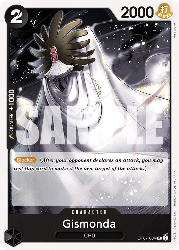 Image for Gismonda (OP07-084) (500 Years in the Future) (OP07) - One Piece Card Game