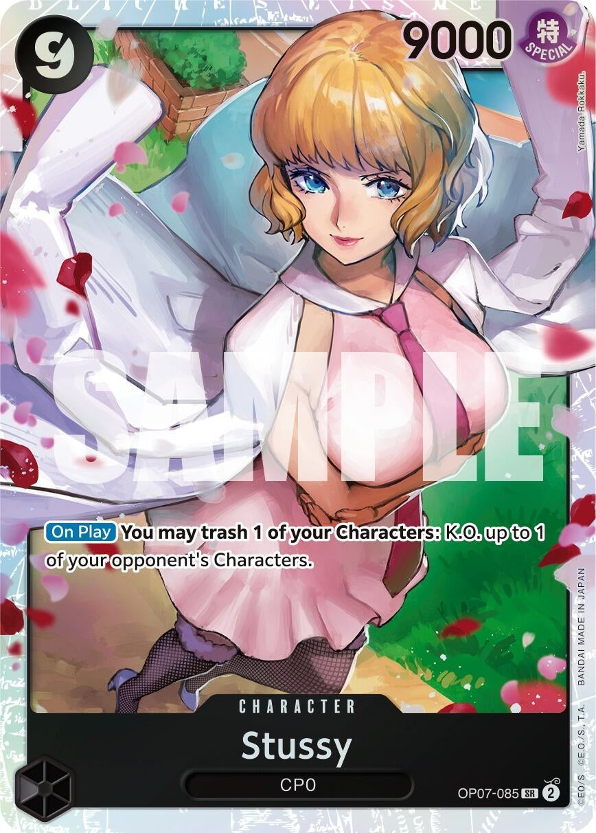 Image for Stussy (OP07-085) (500 Years in the Future) (OP07) - One Piece Card Game