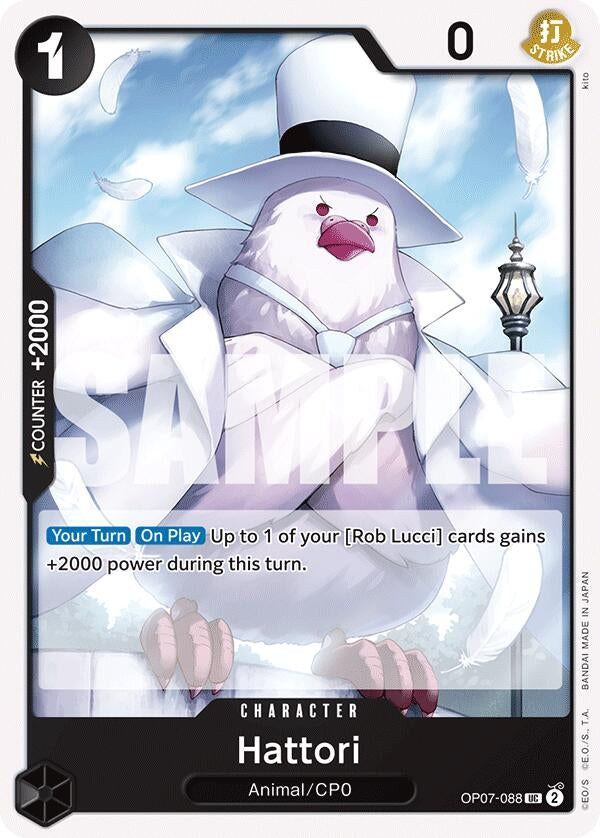 Image for Hattori (OP07-088) (500 Years in the Future) (OP07) - One Piece Card Game
