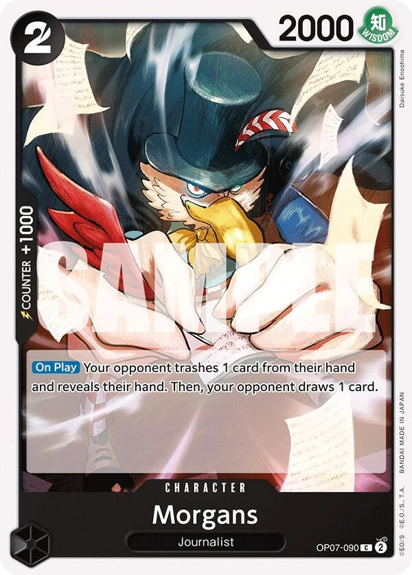 Image for Morgans (OP07-090) (500 Years in the Future) (OP07) - One Piece Card Game