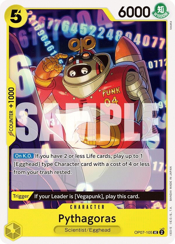 Image for Pythagoras (OP07-105) (500 Years in the Future) (OP07) - One Piece Card Game