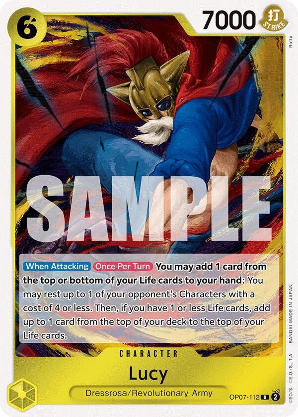 Image for Lucy (OP07-112) (500 Years in the Future) (OP07) - One Piece Card Game