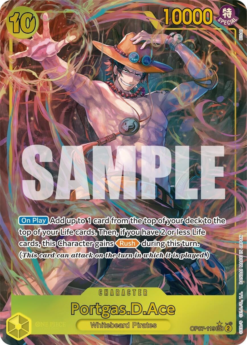 Image for Portgas.D.Ace (119) (Parallel) (OP07-119) (500 Years in the Future) (OP07) - One Piece Card Game