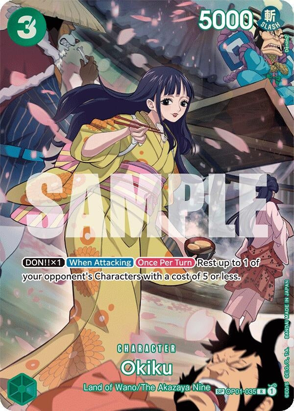 Image for Okiku (SP) (OP01-035) (500 Years in the Future) (OP07) - One Piece Card Game
