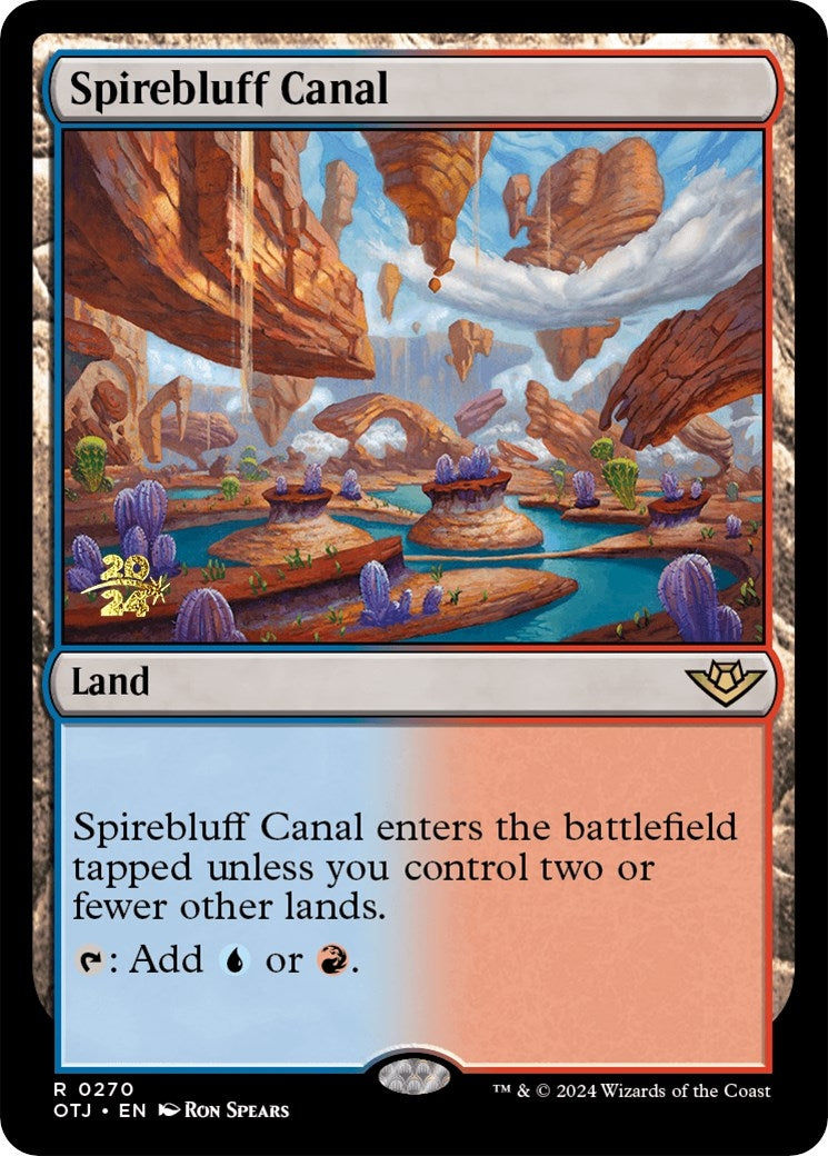 Spirebluff Canal (OTJ) (270) (Prerelease Cards) - PokeBox USA