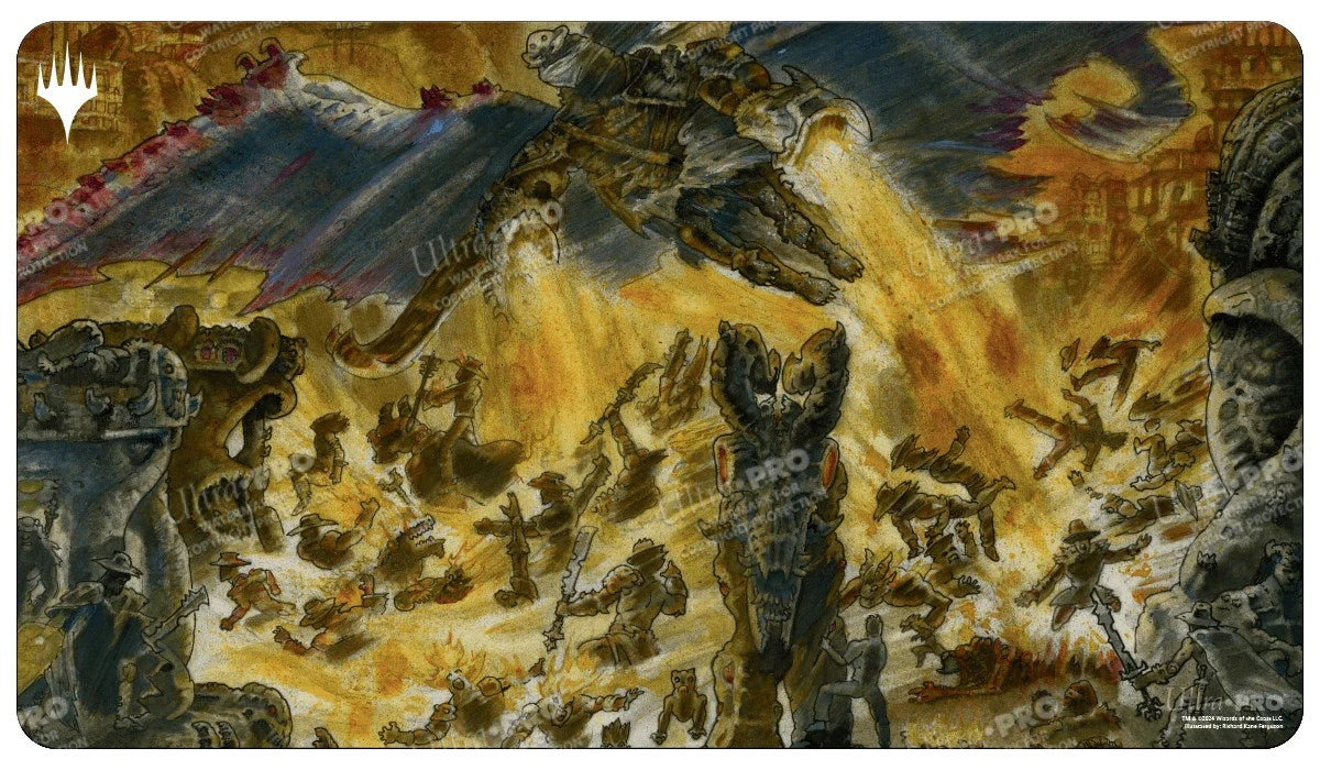 Image for Outlaws of Thunder Junction Pitiless Carnage Standard Gaming Playmat for Magic: The Gathering - Playmats