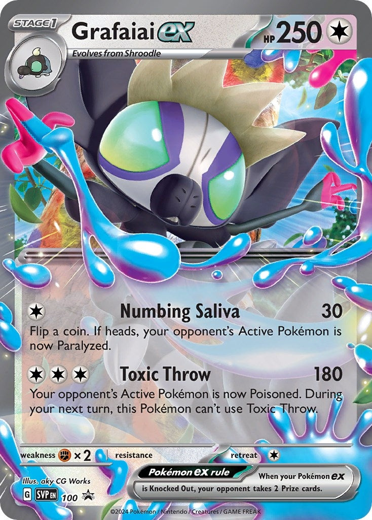 Image for Grafaiai ex - 100 (100) (SV: Scarlet & Violet Promo Cards) (SVP) - Pokemon