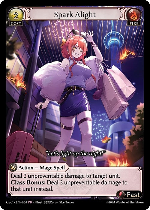 Image for Spark Alight (004) (Promotional Cards) (P) - Grand Archive TCG