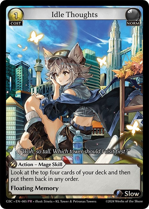 Image for Idle Thoughts (005) (Promotional Cards) (P) - Grand Archive TCG