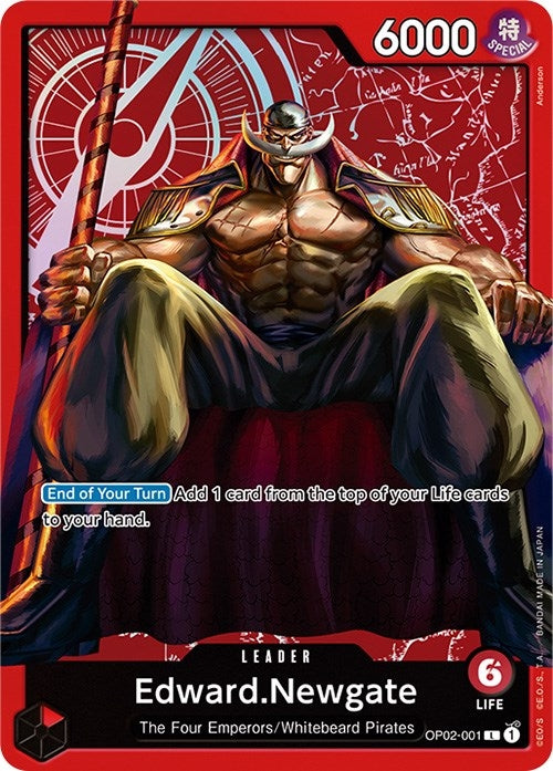 Image for Edward.Newgate (Special Goods Set -Former Four Emperors-) (OP02-001) (One Piece Promotion Cards) (OP-PR) - One Piece Card Game