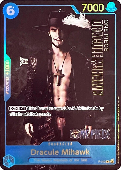 Image for Dracule Mihawk (Premium Card Collection -Live Action Edition-) (P-052) (One Piece Promotion Cards) (OP-PR) - One Piece Card Game