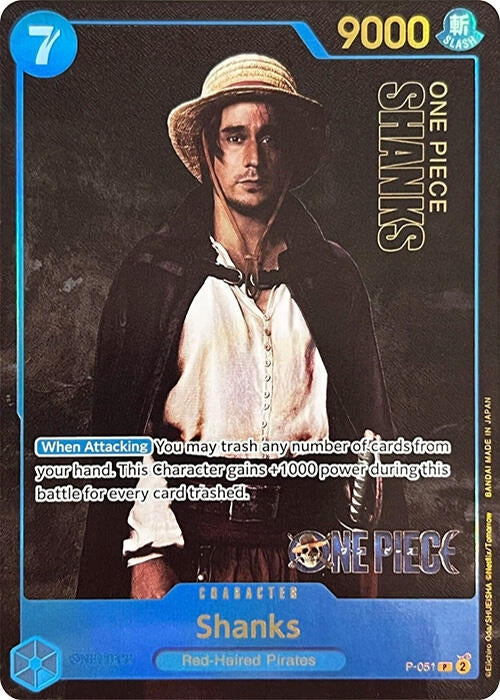 Image for Shanks (Premium Card Collection -Live Action Edition-) (P-051) (One Piece Promotion Cards) (OP-PR) - One Piece Card Game