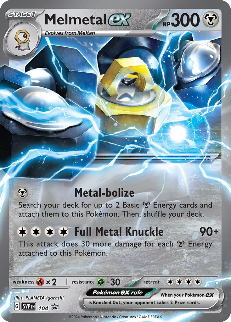 Image for Melmetal ex - 104 (104) (SV: Scarlet & Violet Promo Cards) (SVP) - Pokemon