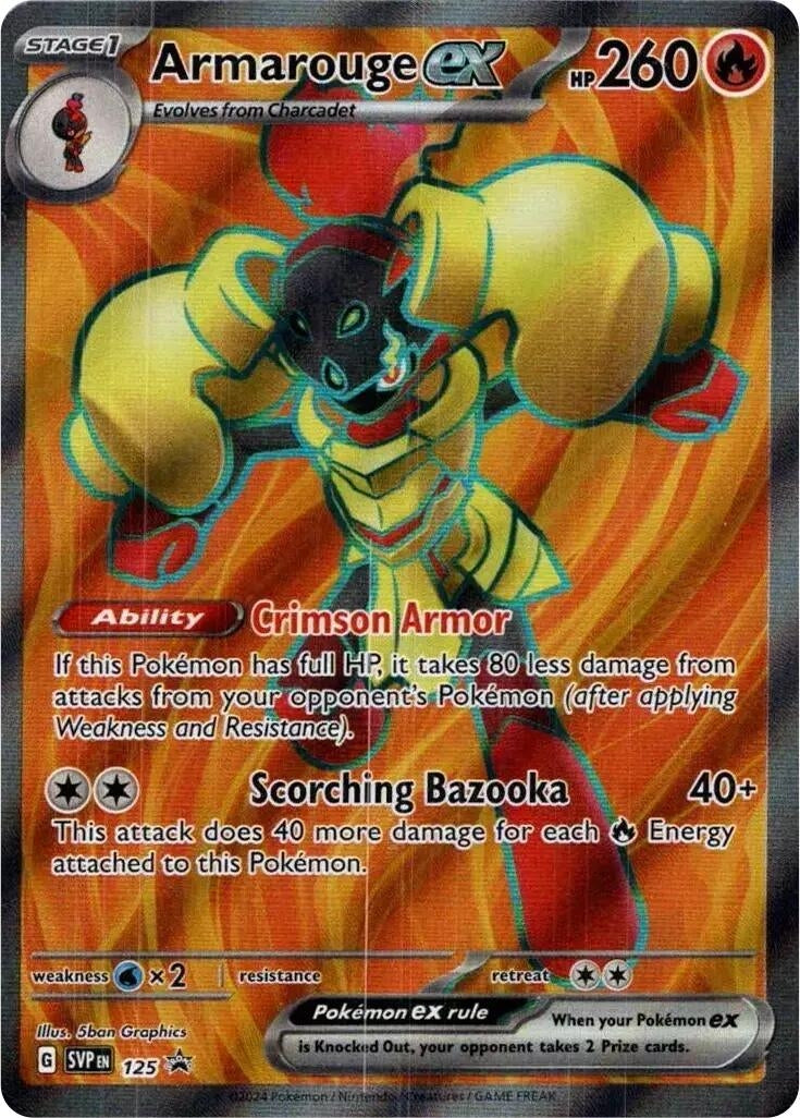 Image for Armarouge ex - 125 (125) (SV: Scarlet & Violet Promo Cards) (SVP) - Pokemon